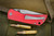 Mcnees Knives PM Mac 2 Auto Red Aluminum 3.25" Magnacut Stonewash