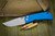 Mcnees Knives PM Mac 2 Auto Blue Aluminum 3.25" Magnacut Stonewash