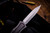 Hawk Knives Deadlock Model C Titanium Fat Carbon Inlay 3.5" Stonewash Dagger