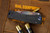 Medford Marauder-H Folding Knife Black PVD Flamed HW/Clip 3.75" Vulcan Drop Point