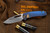 Medford On Belay Folding Knife Blue/Bronze Titanium 4.1" S45VN Tumbled