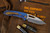 Medford On Belay Folding Knife Blue/Bronze Titanium 4.1" S45VN Tumbled