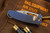 Medford On Belay Folding Knife Blue/Bronze Titanium 4.1" S45VN Tumbled