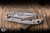 Spartan Blades SHF Harsey Folder Satin Titanium, Bronze Accents 3.25" MagnaCut Drop Point Stonewash SF10SWBZ