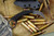 Bastinelli Knives/Doug Marcaida Custom "Pika" Tsuka Wrap w/ Bronze Skull Menuki 1.5" Black PVD