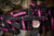Microtech Tri-Grip Ultratech EKclusive Pink Accents OTF Knife 3.4" Black Dagger 122T-1TEKS