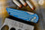 ProTech Custom TR-3 002 Tactical Response Automatic Blue Titanium Knife 3.5" Irie Mirror Polish TR-3 002