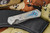 Chris Reeve Knives Large Sebenza 31 Unique Graphic w/ Opal Cabochon 3.6" Raindrop Damascus L31-1414