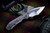 RIP Knives Custom "Russo" Rasta Carbon Fiber 3.5" Satin Compound Blade