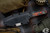 Blackside Customs Fedele X Fixed Blade Knife Orange/Black Camo Carbon 4.5" N690C Halftone  BSC-FX