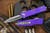 Microtech Troodon Purple OTF Automatic Knife Black 3" Dagger Stonewash 138-10PU