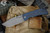 McNees Knives PM Mac 2 Blue "Atomic Frag" Titanium Knife 3.5" Stonewash
