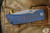McNees Knives PM Mac 2 Blue "Atomic Frag" Titanium Knife 3.5" Stonewash