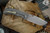 McNees Knives PM Mac 2 Green "Atomic" Titanium Knife 3.5" Stonewash