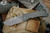 McNees Knives PM Mac 2 Green "Atomic" Titanium Knife 3.5" Stonewash