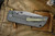 McNees Knives PM Mac 2 Green "Atomic" Titanium Knife 3.5" Stonewash