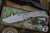 McNees Knives PM Mac 2 "Atomic Frag" Titanium Knife  3.5" Stonewash