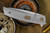 J. Oeser Knives F22 Kickstop Flipper Titanium Bronze Hardware 3.3" M390