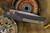 J. Oeser Knives F22 Kickstop Flipper Carbon Fiber Bronze Hardware 3.3" M390 