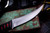 Joe Watson Magni Persian Red Stingray Fixed Blade Knife 5.25" Upswept Double Edge