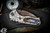 Medford Praetorian Genesis "T" Silver "Jasmine Fields Fade" Sculpted Ti  3.3" 3V Vulcan Drop Point