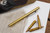 D Rocket Designs Kaze Clip Action Pen Bronze 5.3" Titanium Clip
