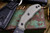 Bastinelli Knives "Chopper" OD Green Micarta Fixed Blade 3.5" M390 PVD