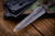 Stroup Knives Dagger Fixed Blade Knife Camo G10 5.0" 1095 Dark Stonewash