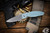 Three Rivers MFG ATOM Folding Knife Blue Sky Micarta 3.5" Drop Point Stonewash