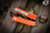  Microtech UTX-85 Distressed Orange OTF 3" Tanto Stonewash 233-10-DOR