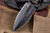 Microtech/Borka Blades SBD Bronze Skulls Fixed Blade Knife 4" DLC Dagger Serrated 