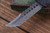 Microtech Combat Troodon Carbon Fiber Black Ringed Hellhound Tanto Damascus 219-16BKTI (Preowned)