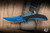 Kershaw Outright Assisted Flipper Knife Stainless/Black G10 Overlay 3" 8Cr13MoV Trailing Point Blue PVD