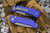 Microtech LUDT Automatic Folding Knife Purple 3.4" Stonewash 135-10PU