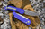 Microtech LUDT Automatic Folding Knife Purple 3.4" Stonewash 135-10PU