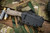 Boatright Bladeworks Custom Hunter Fixed Blade Knife Canvas Micarta 3.6" Satin Stonewash 