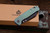 QSP Penguin Folding Knife Green Titanium 3" Black Stonewash Sheepsfoot QS130Y (Preowned)