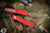 Microtech Ultratech Red OTF 3.4" D/E Dagger Bronze Apocalyptic 122-13APRD