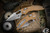 Microtech/Borka Blades Stitch Ram-Lok Manual Folding Knife Tan G10 3.75" Stonewash Serrated 169RL-11GTTA 