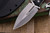 Microtech/Borka Blades SBD Fixed Blade Knife Black 4.3" Stonewash Dagger 201-10 (Preowned)