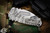 Medford Praetorian "T" Folding Knife Silver "Predator" Sculpted Titanium 3.75" MagnaCut Tumbled Drop Point