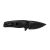 Kershaw Spoke Assisted Flipper Knife Black Oxide Steel 2" 8Cr13MoV Drop Point 1313BLK