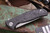 Shirogorov Knives "Hati" Gen 3 Marble CF Knife/Titanium 3.75" M390 (Preowned)