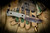 TRC K-1S Micarta Fixed Blade Knife Apocalyptic Finish 4" (Preowned)