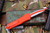 Microtech Combat Troodon Orange Frag Rescue OTF Knife 3.8" Orange Serrated 601-3CORHS