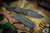 Microtech Anax Integral Folding Knife DLC Titanium/Carbon Fiber 3.75" Drop Point DLC Serrated 190C-2DLCTCFITI