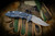 Rick Hinderer Knives XM-18 3.5" Bowie-Battle Blue-Blue/G10 (Preowned)