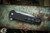 ProTech Malibu Manual Flipper Knife Black Textured 3.25" MagnaCut Wharncliffe Stonewash 5305