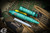 Heretic Knives "Thoth" Bounty Hunter Green/Red Distressed Modular Bolt Action Pen
