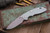 Rick Hinderer Knives XM-18 3.0" Slicer Non-Flipper Knife Translucent G10, Battle Blue